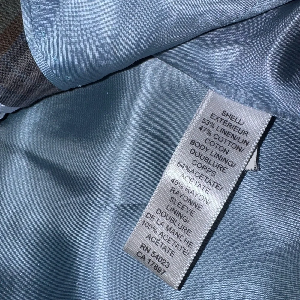 Banana Republic Plaid Sport Coat 36R - Picture 6 of 12